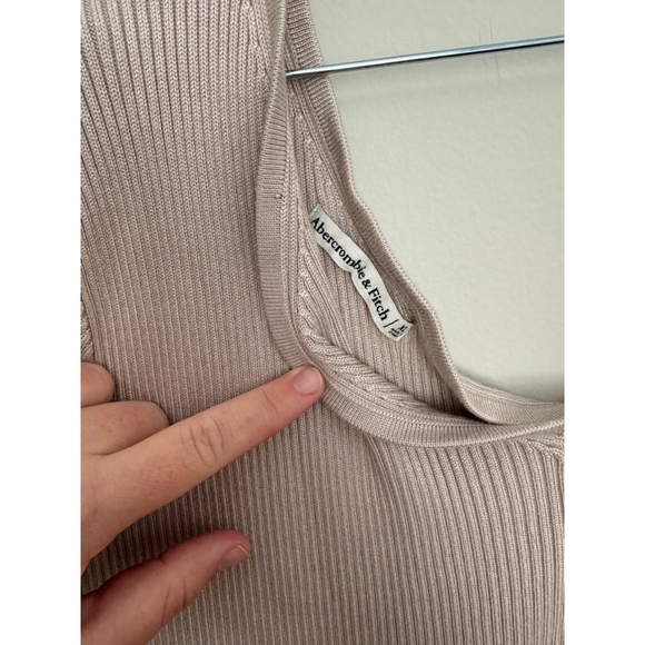 Women's Abercrombie & Fitch Bodysuit NWT Beige - Picture 8 of 14